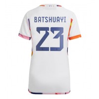 Belgien Michy Batshuayi #23 Udebanetrøje Dame VM 2022 Kortærmet